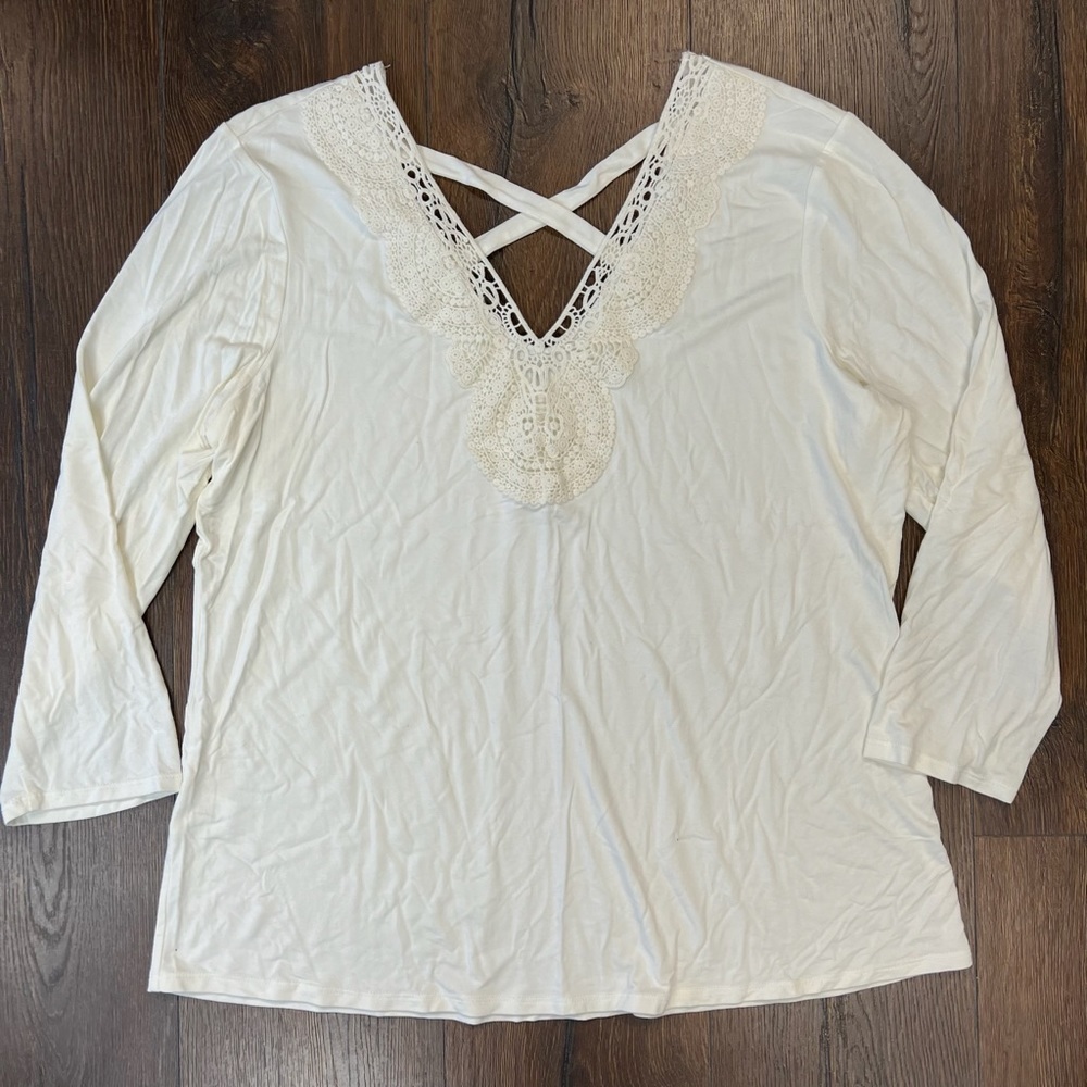 Danielrainn 3/4 sleeve shirt SZ XL